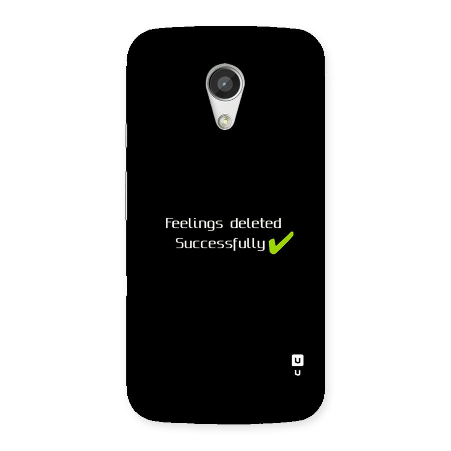 Feelings Deleted Back Case for Moto G 2nd Gen