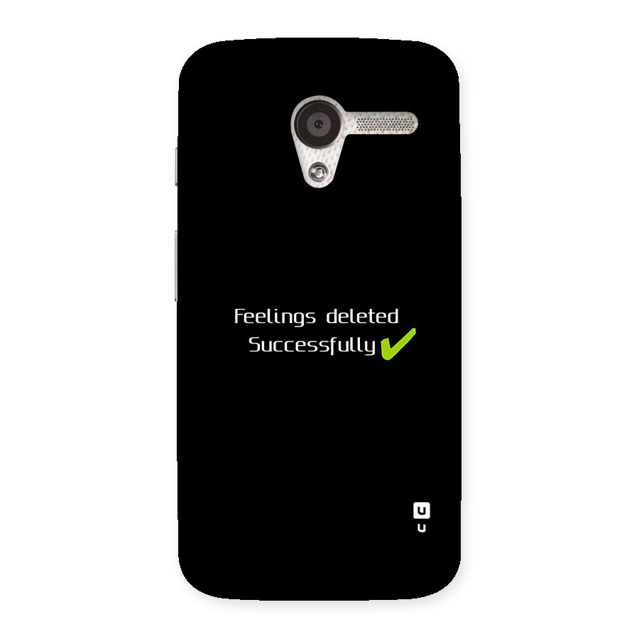 Feelings Deleted Back Case for Moto X