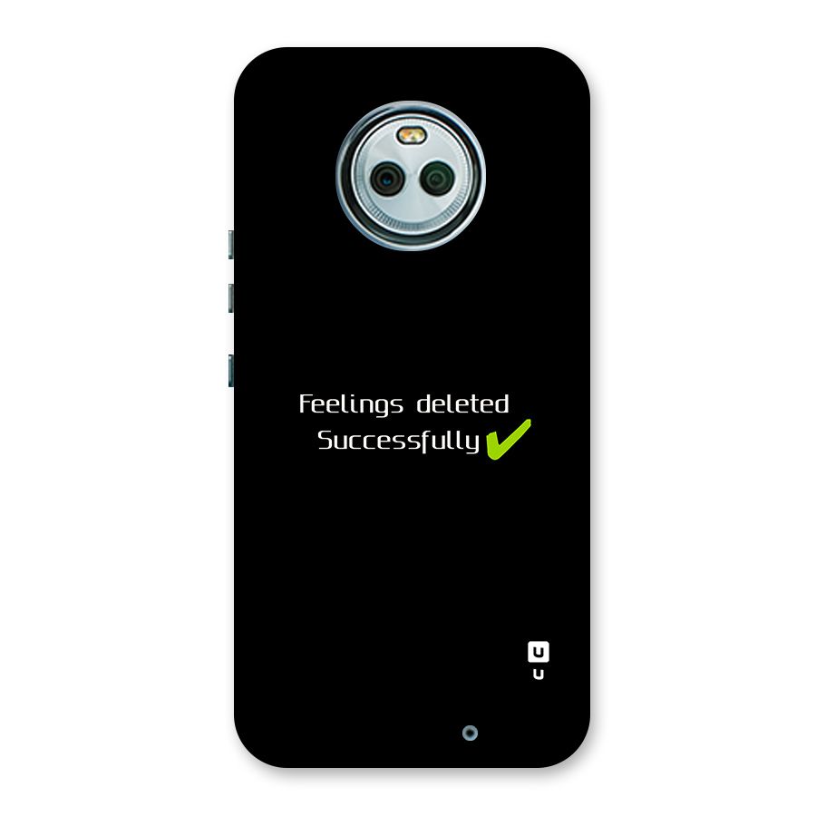 Feelings Deleted Back Case for Moto X4
