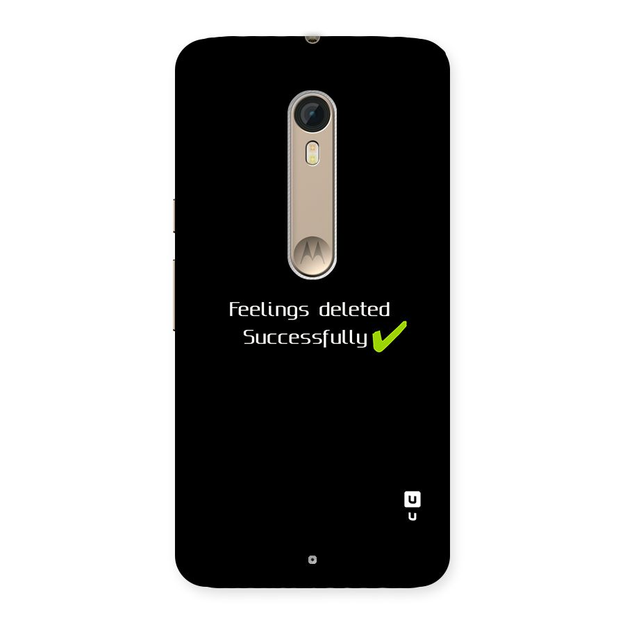 Feelings Deleted Back Case for Moto X Style