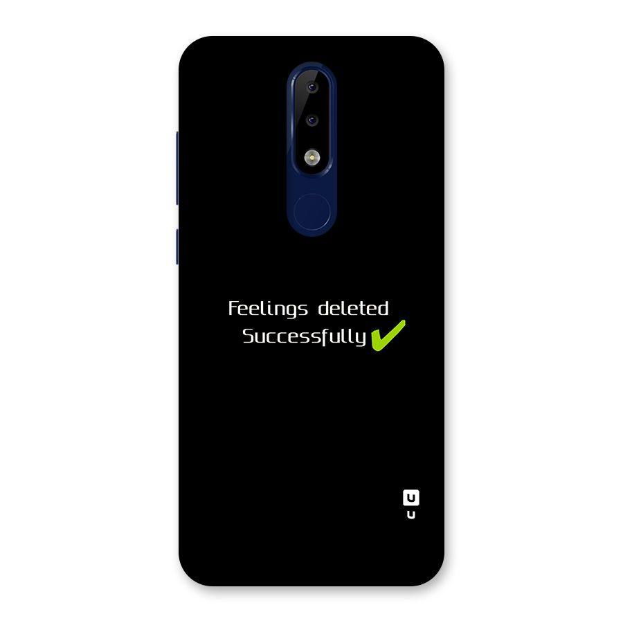 Feelings Deleted Back Case for Nokia 5.1 Plus