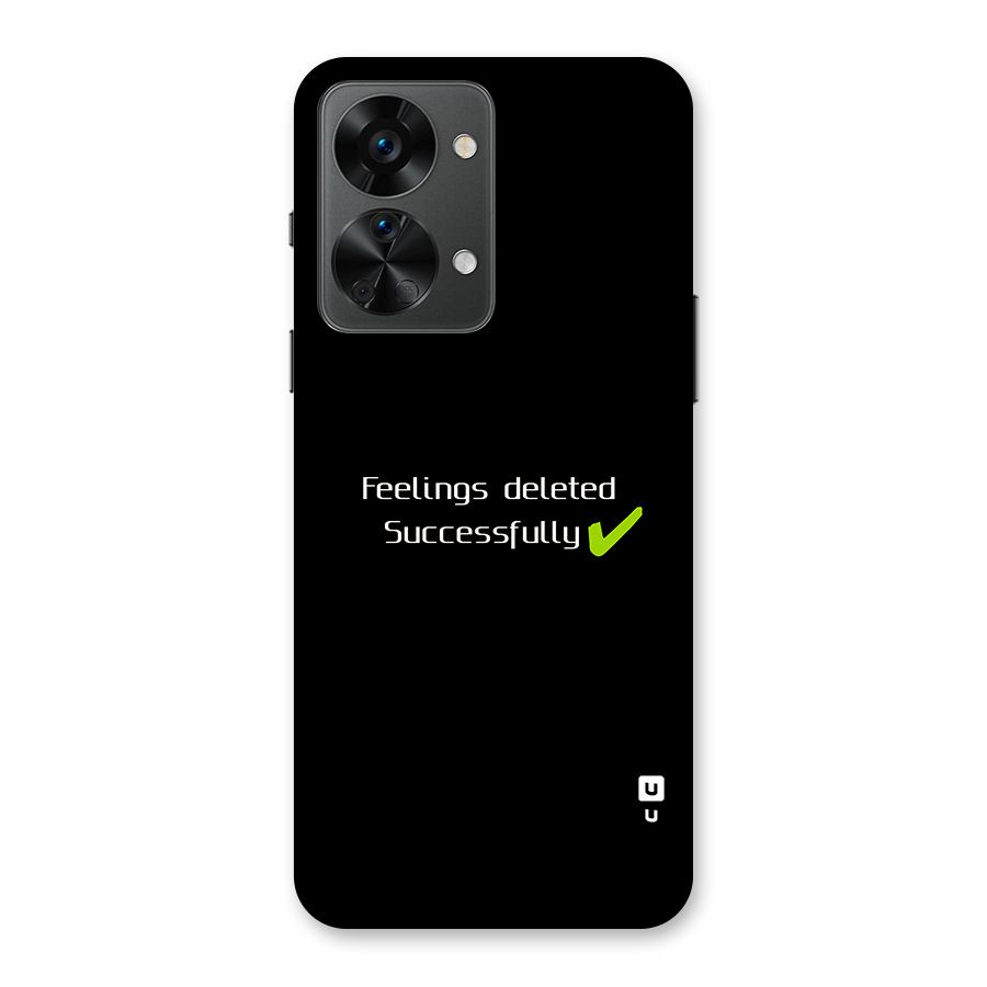 Feelings Deleted Back Case for OnePlus Nord 2T
