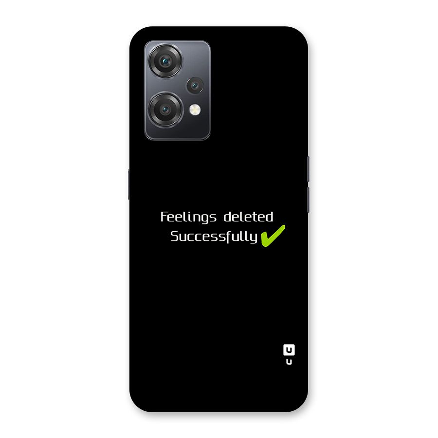 Feelings Deleted Back Case for OnePlus Nord CE 2 Lite 5G