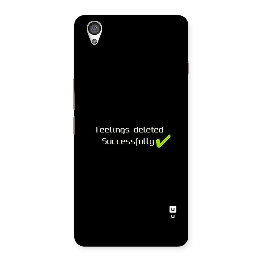 Feelings Deleted Back Case for OnePlus X