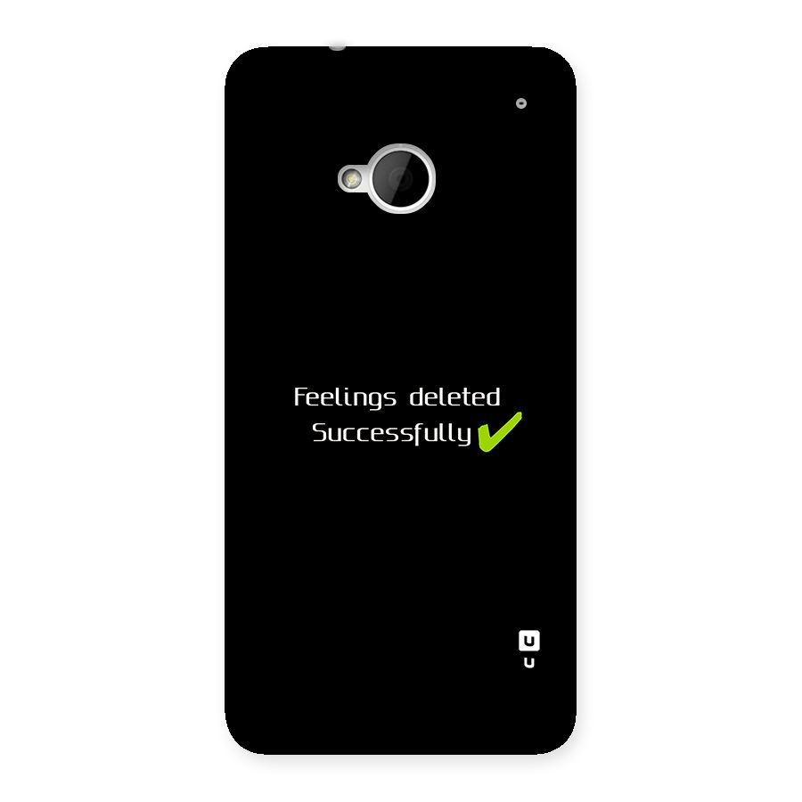 Feelings Deleted Back Case for One M7 (Single Sim)