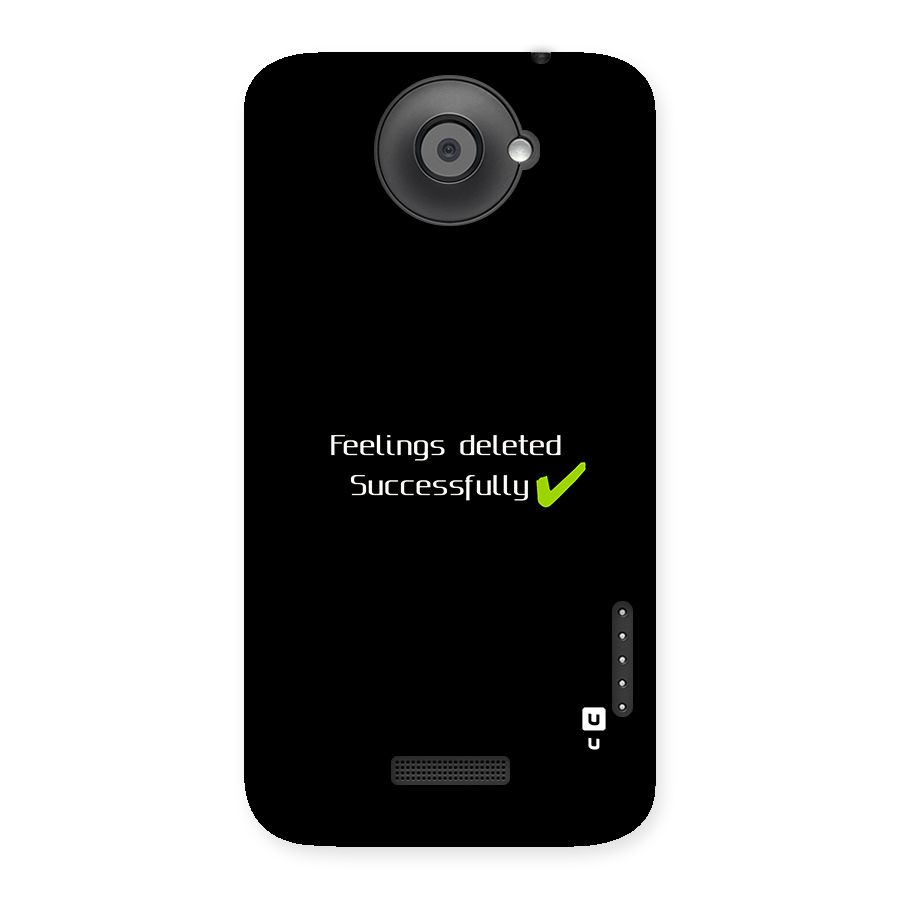 Feelings Deleted Back Case for One X