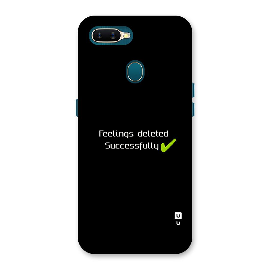 Feelings Deleted Back Case for Oppo A12s