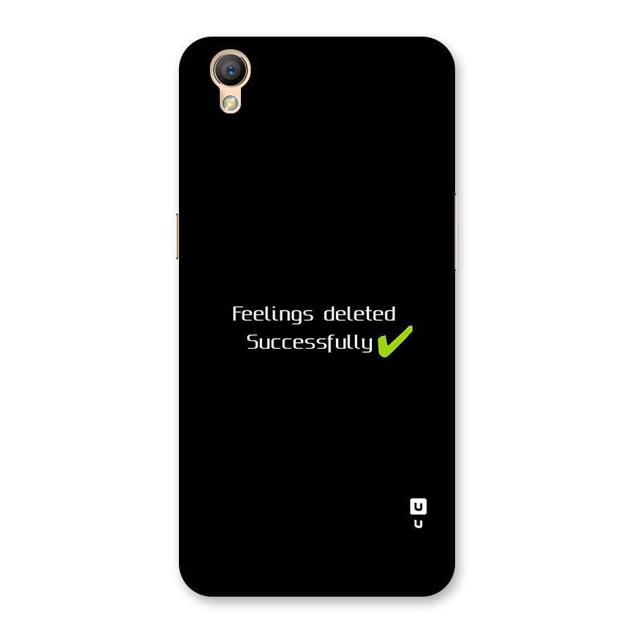 Feelings Deleted Back Case for Oppo A37
