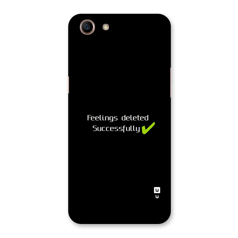 Feelings Deleted Back Case for Oppo A83 (2018)