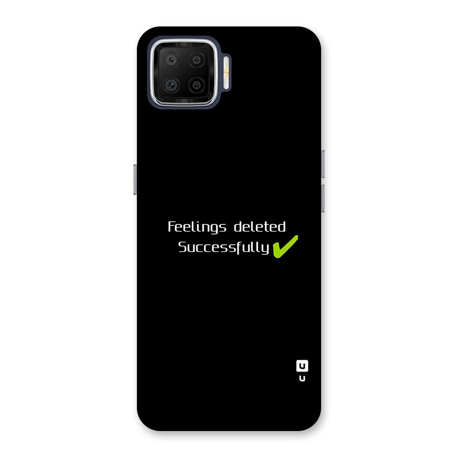 Feelings Deleted Back Case for Oppo F17