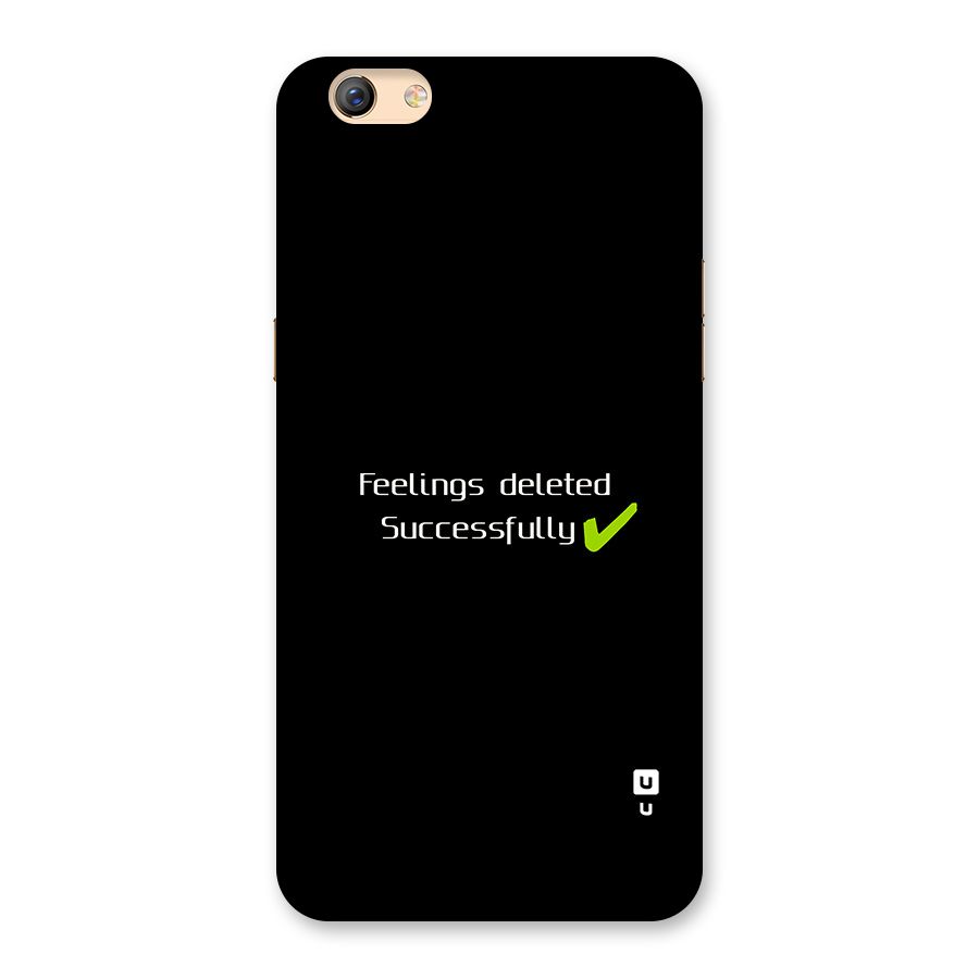 Feelings Deleted Back Case for Oppo F3 Plus
