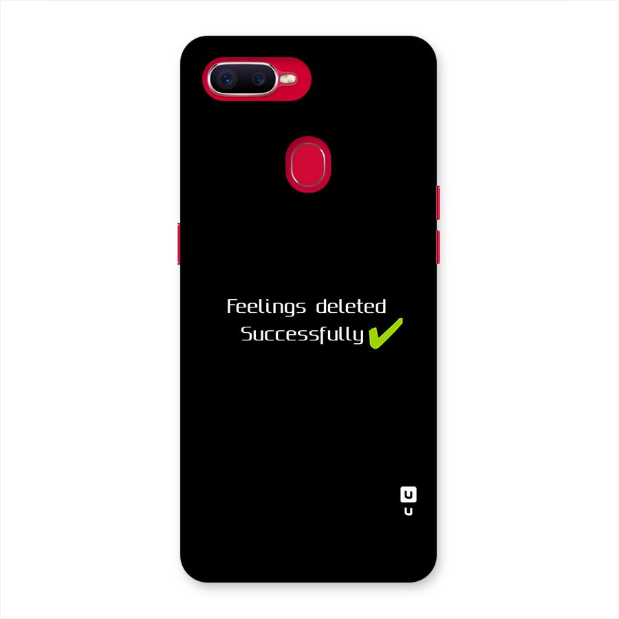 Feelings Deleted Back Case for Oppo F9 Pro