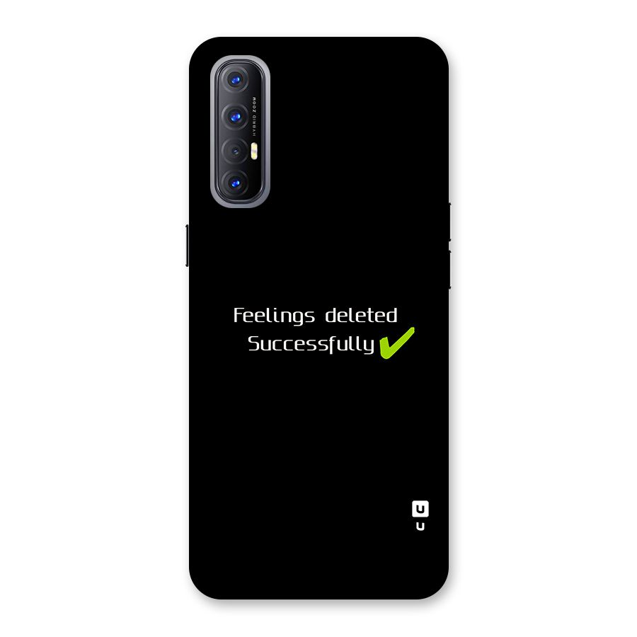 Feelings Deleted Back Case for Oppo Reno3 Pro