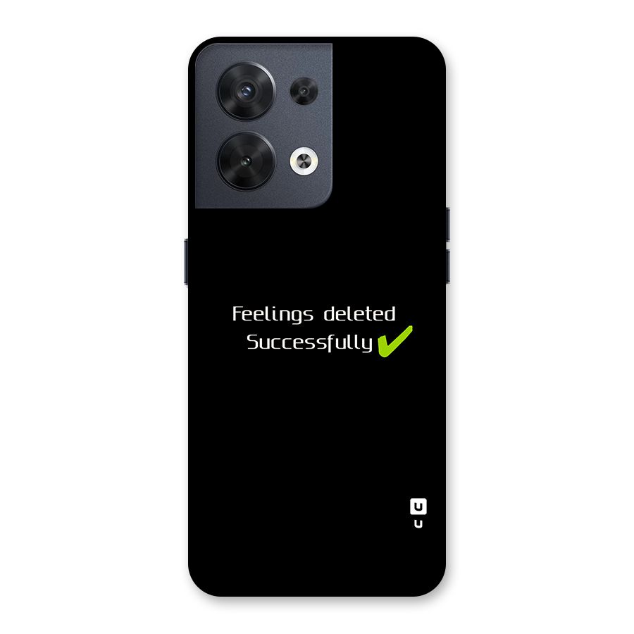 Feelings Deleted Back Case for Oppo Reno8 5G