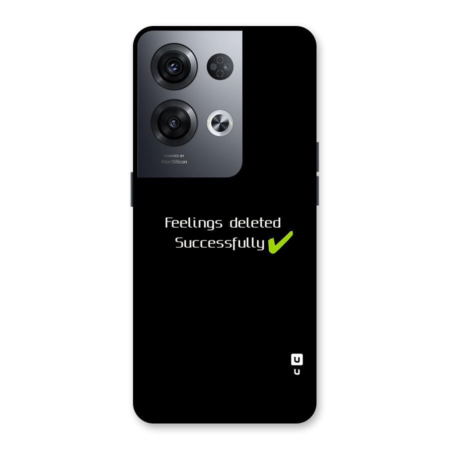 Feelings Deleted Back Case for Oppo Reno8 Pro 5G