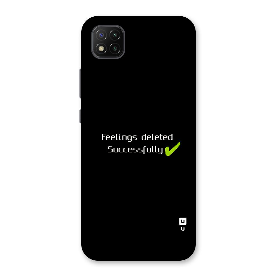 Feelings Deleted Back Case for Poco C3
