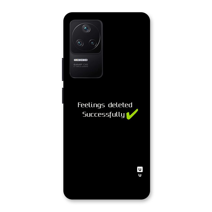 Feelings Deleted Back Case for Poco F4 5G