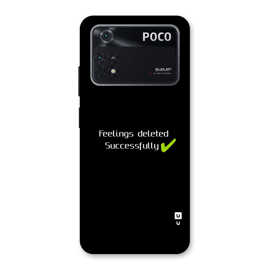 Feelings Deleted Back Case for Poco M4 Pro 4G