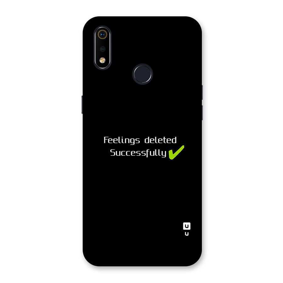 Feelings Deleted Back Case for Realme 3i
