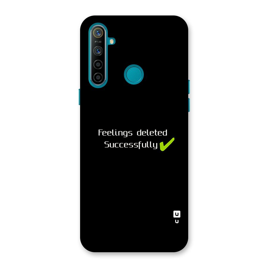Feelings Deleted Back Case for Realme 5i
