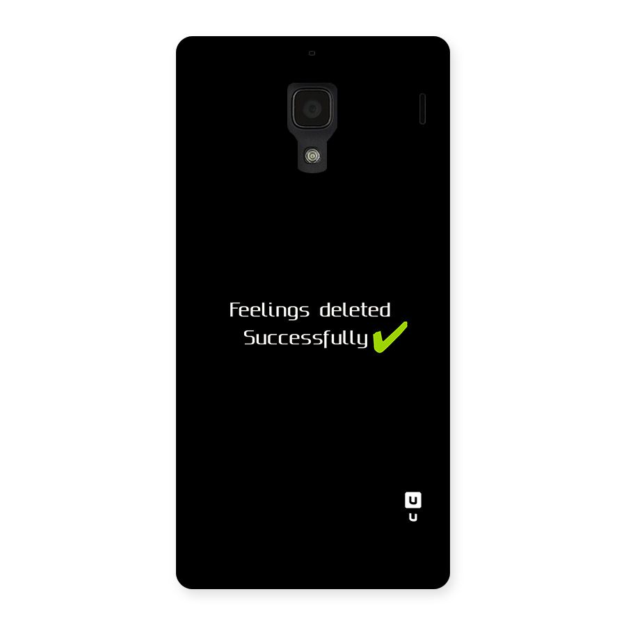 Feelings Deleted Back Case for Redmi 1s