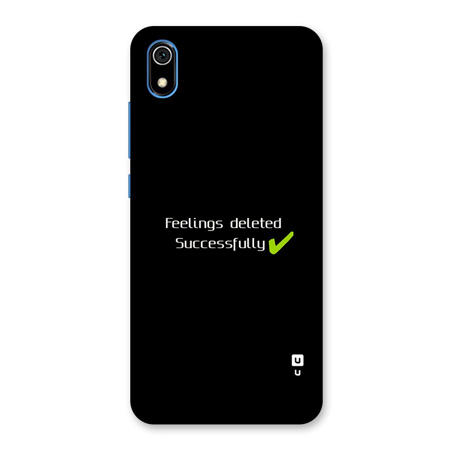 Feelings Deleted Back Case for Redmi 7A
