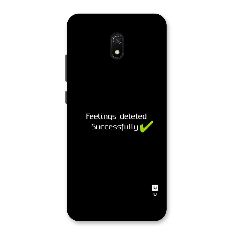 Feelings Deleted Back Case for Redmi 8A