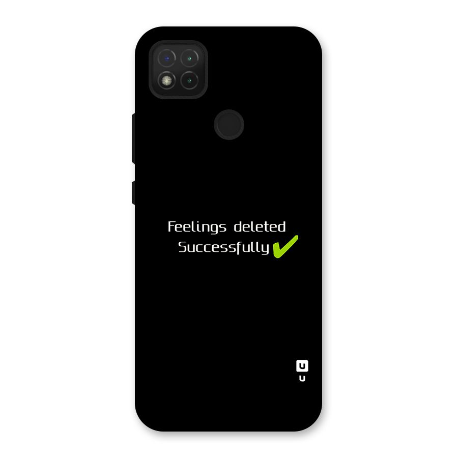 Feelings Deleted Back Case for Redmi 9 Activ