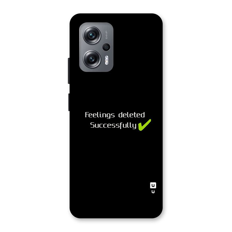 Feelings Deleted Back Case for Redmi K50i