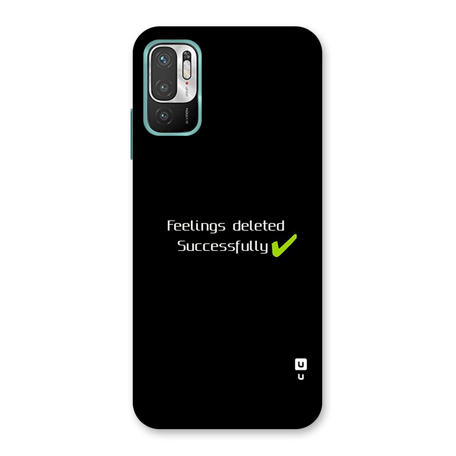 Feelings Deleted Back Case for Redmi Note 10T 5G
