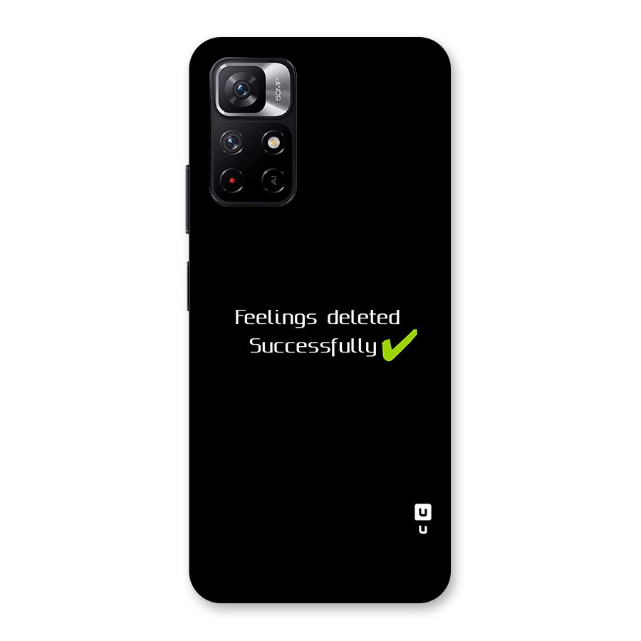 Feelings Deleted Back Case for Redmi Note 11T 5G