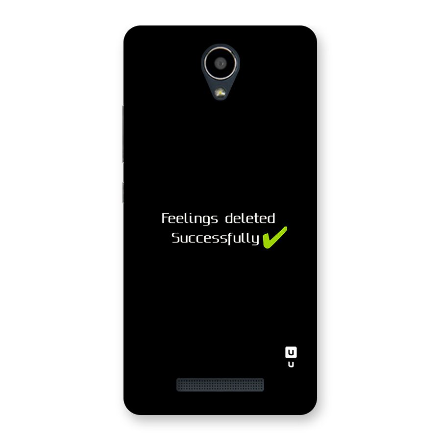 Feelings Deleted Back Case for Redmi Note 2