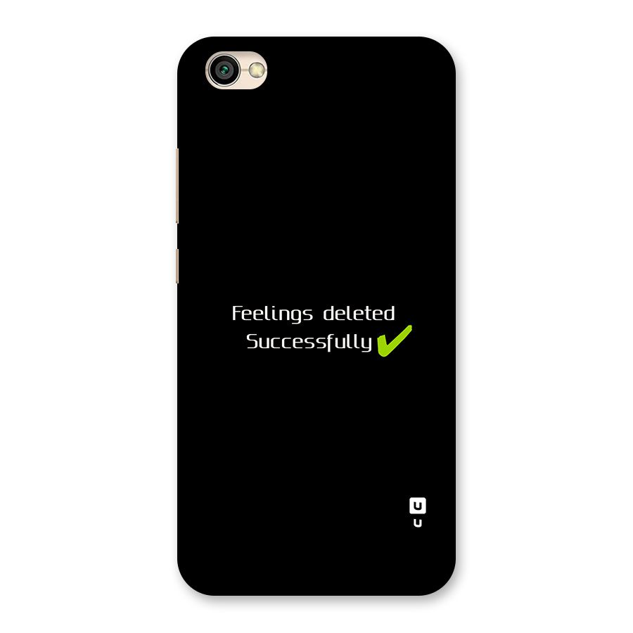 Feelings Deleted Back Case for Redmi Y1 Lite