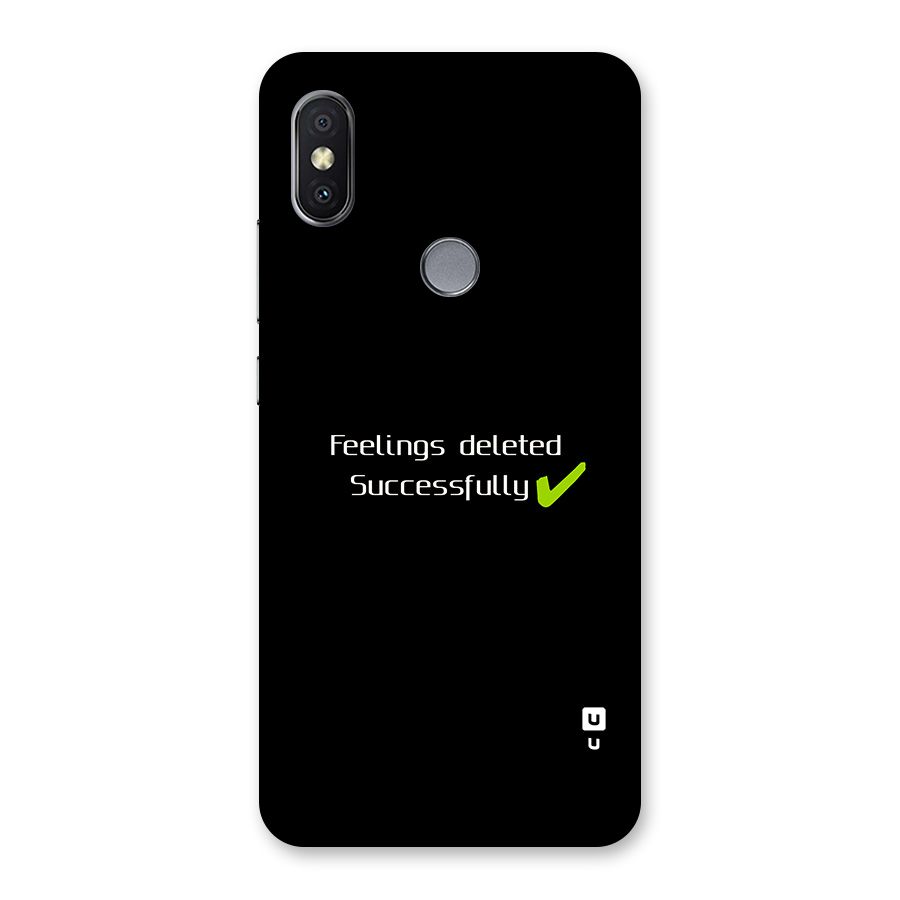 Feelings Deleted Back Case for Redmi Y2