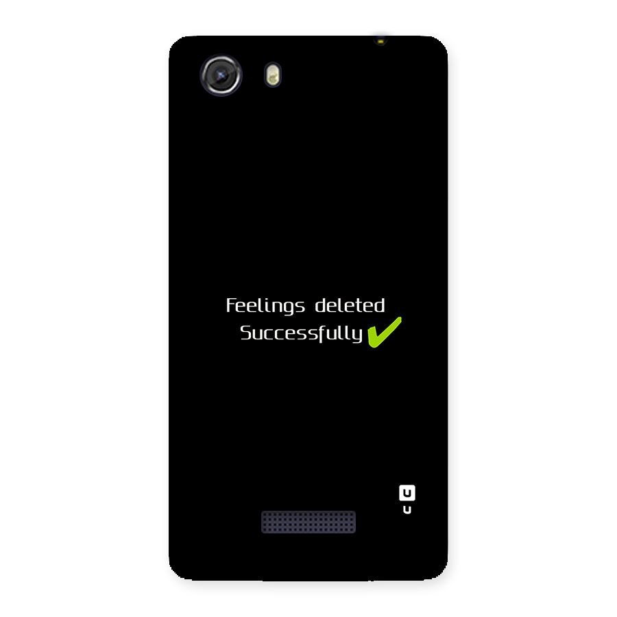 Feelings Deleted Back Case for Unite 3