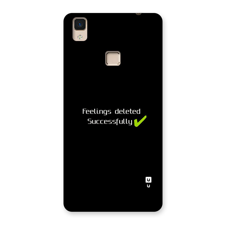 Feelings Deleted Back Case for V3 Max