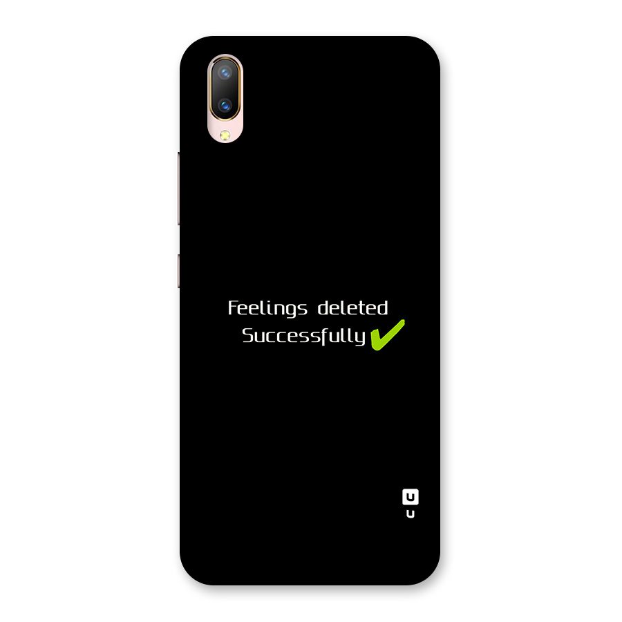 Feelings Deleted Back Case for Vivo V11 Pro