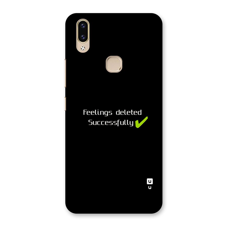 Feelings Deleted Back Case for Vivo V9 Youth