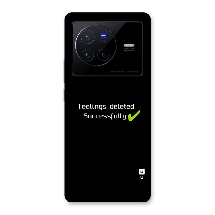 Feelings Deleted Back Case for Vivo X80