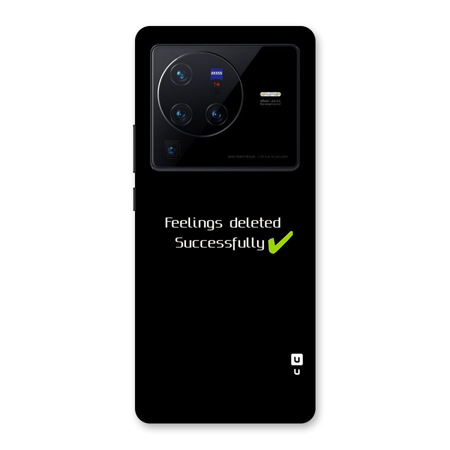 Feelings Deleted Back Case for Vivo X80 Pro