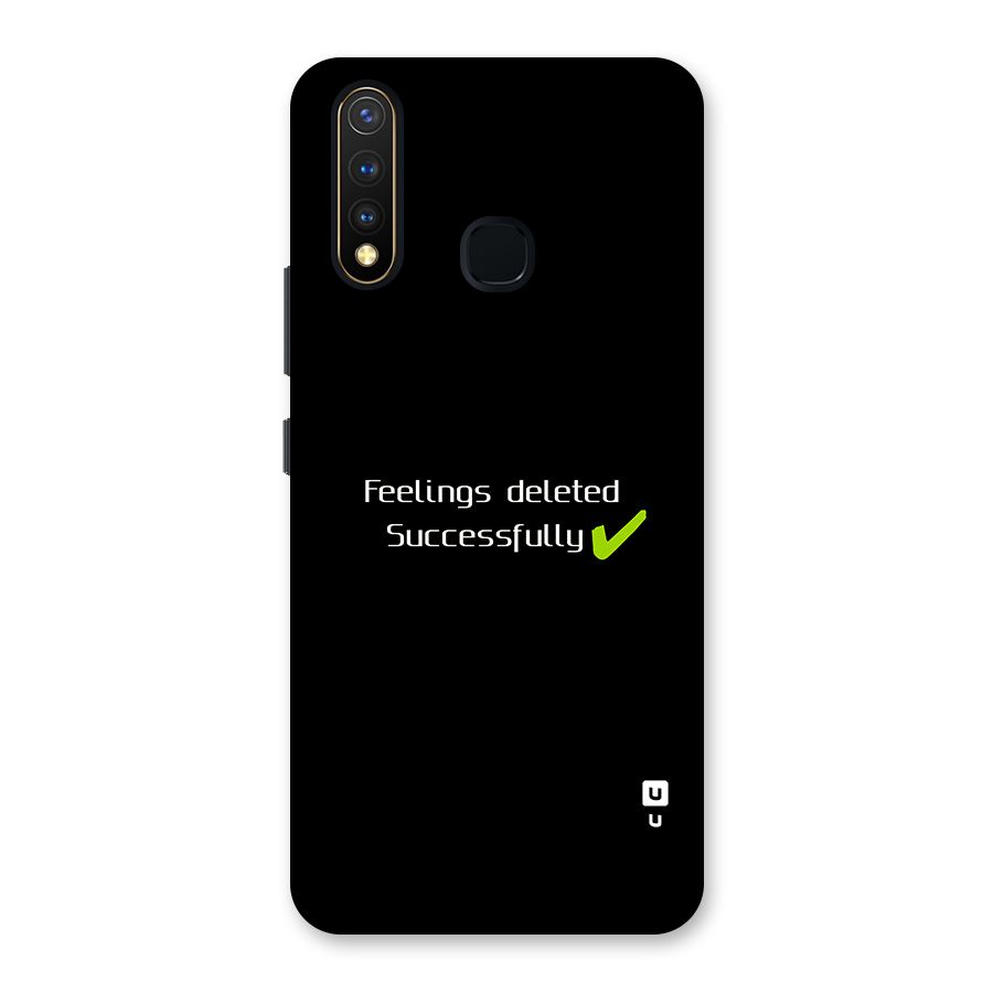 Feelings Deleted Back Case for Vivo Y19