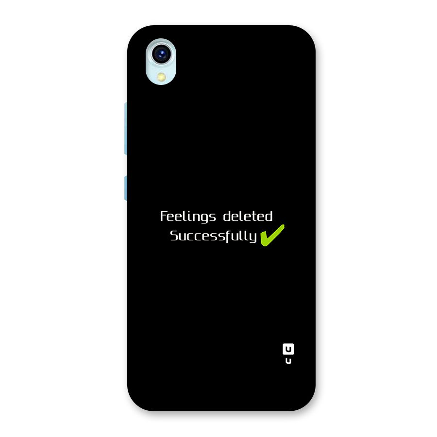 Feelings Deleted Back Case for Vivo Y1s