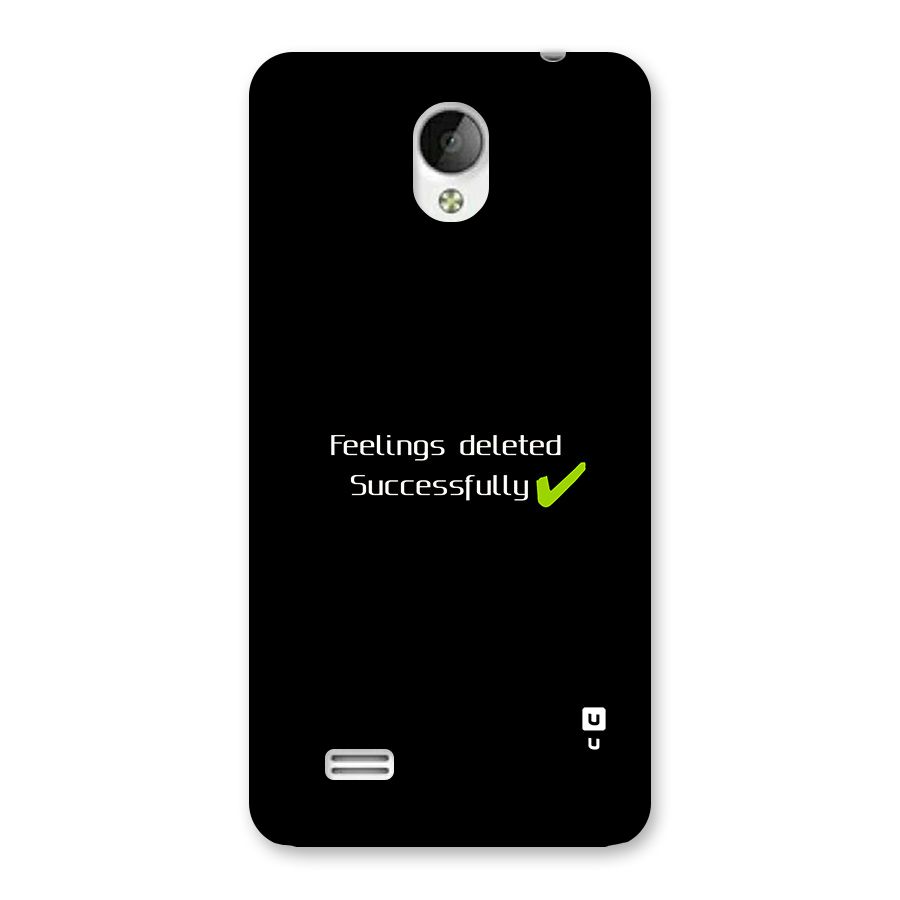 Feelings Deleted Back Case for Vivo Y21