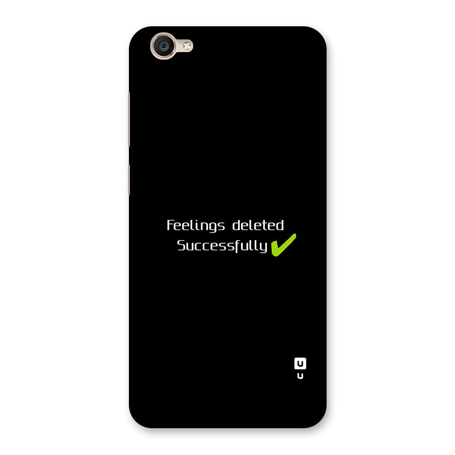 Feelings Deleted Back Case for Vivo Y55L