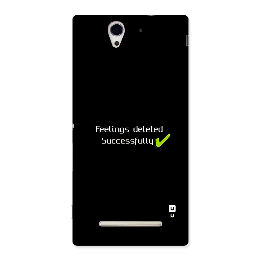 Feelings Deleted Back Case for Xperia C3