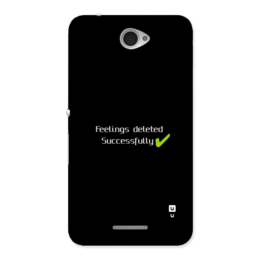 Feelings Deleted Back Case for Xperia E4