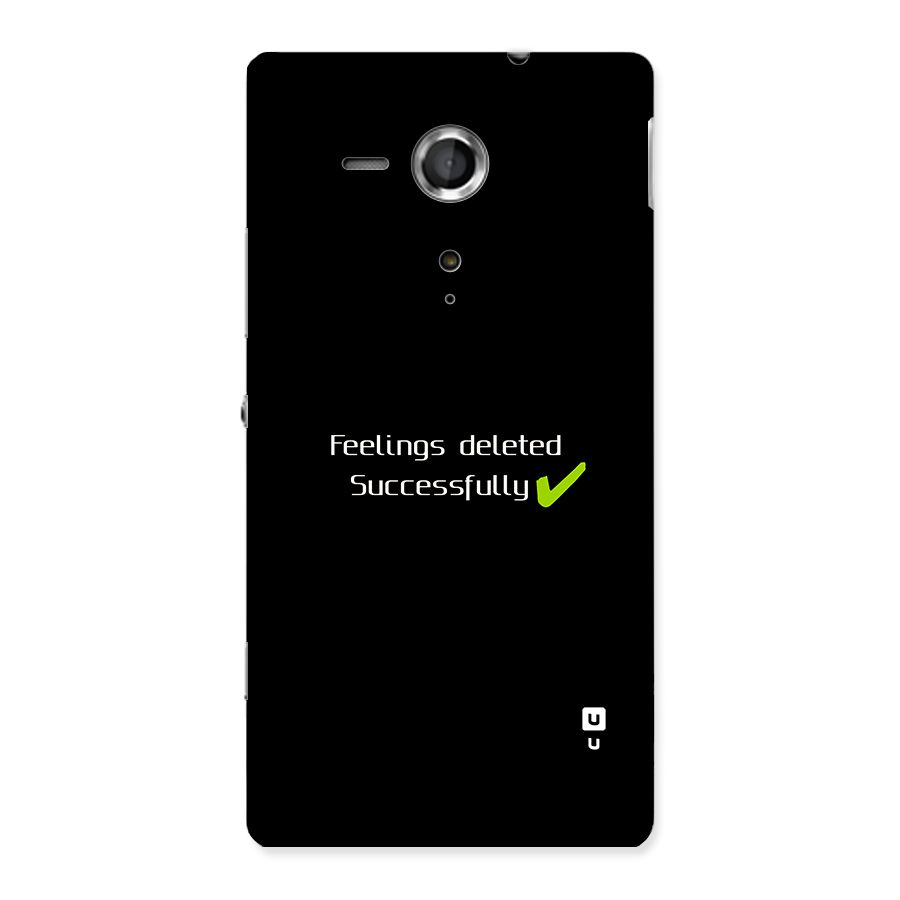 Feelings Deleted Back Case for Xperia Sp