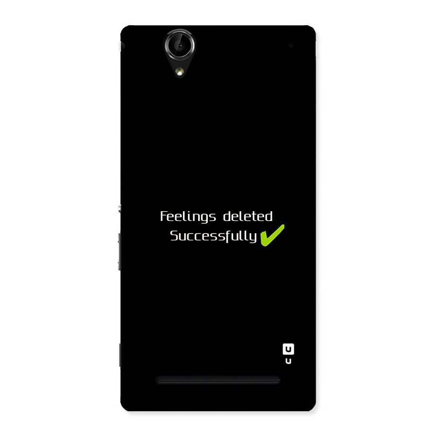 Feelings Deleted Back Case for Xperia T2
