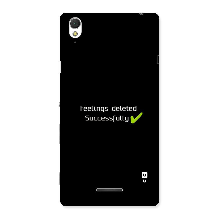 Feelings Deleted Back Case for Xperia T3