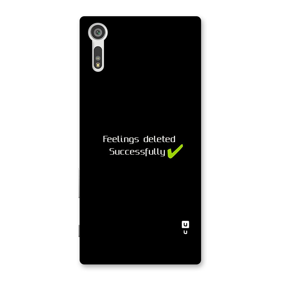 Feelings Deleted Back Case for Xperia XZ
